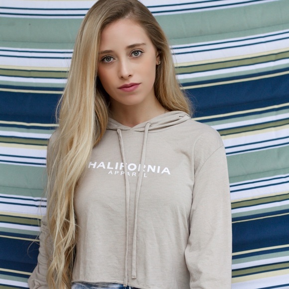 HALIFORNIA BEIGE CROP TOP - Picture 4 of 6